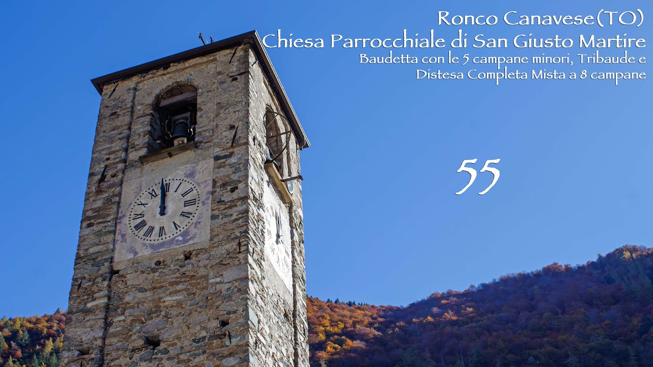 Le campane di Ronco Canavese(TO), Chiesa Parrocchiale di San Giusto Martire - Suonate Varie