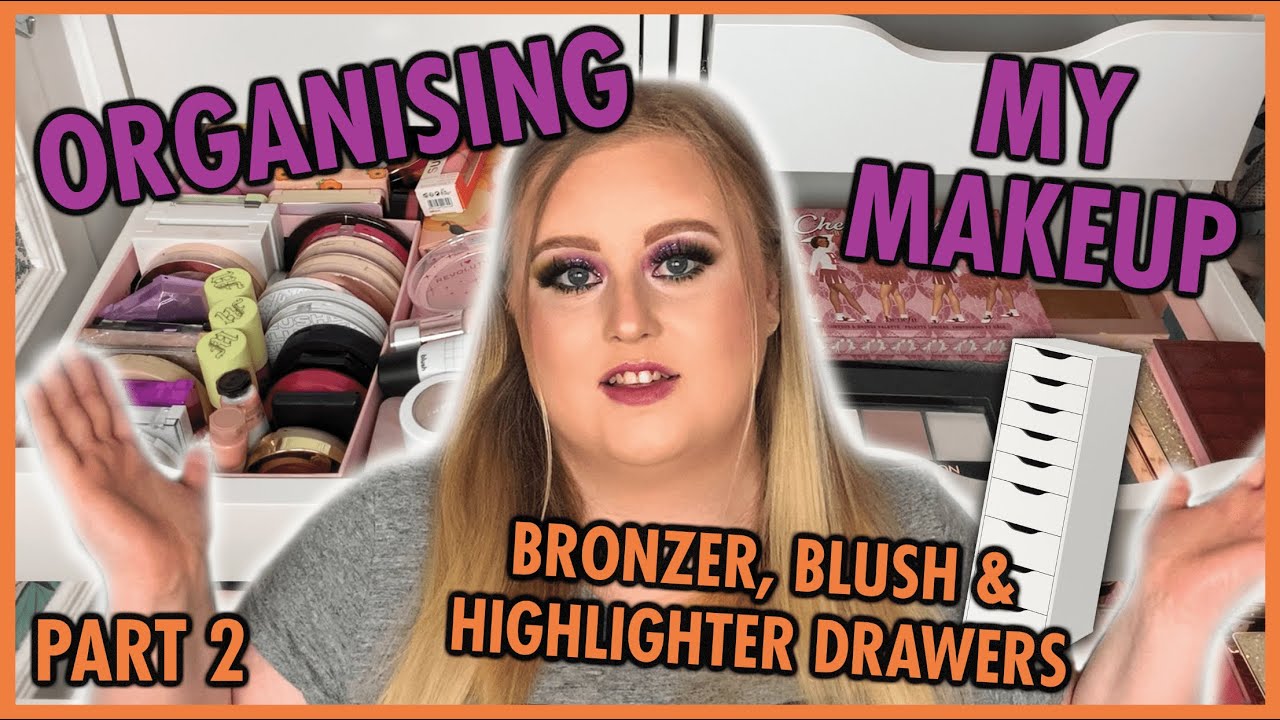 ORGANIZING MY MAKEUP COLLECTION 2021 - NEW ALEX 9 DRAWER ORGANIZATION & SMALL DECLUTTER
