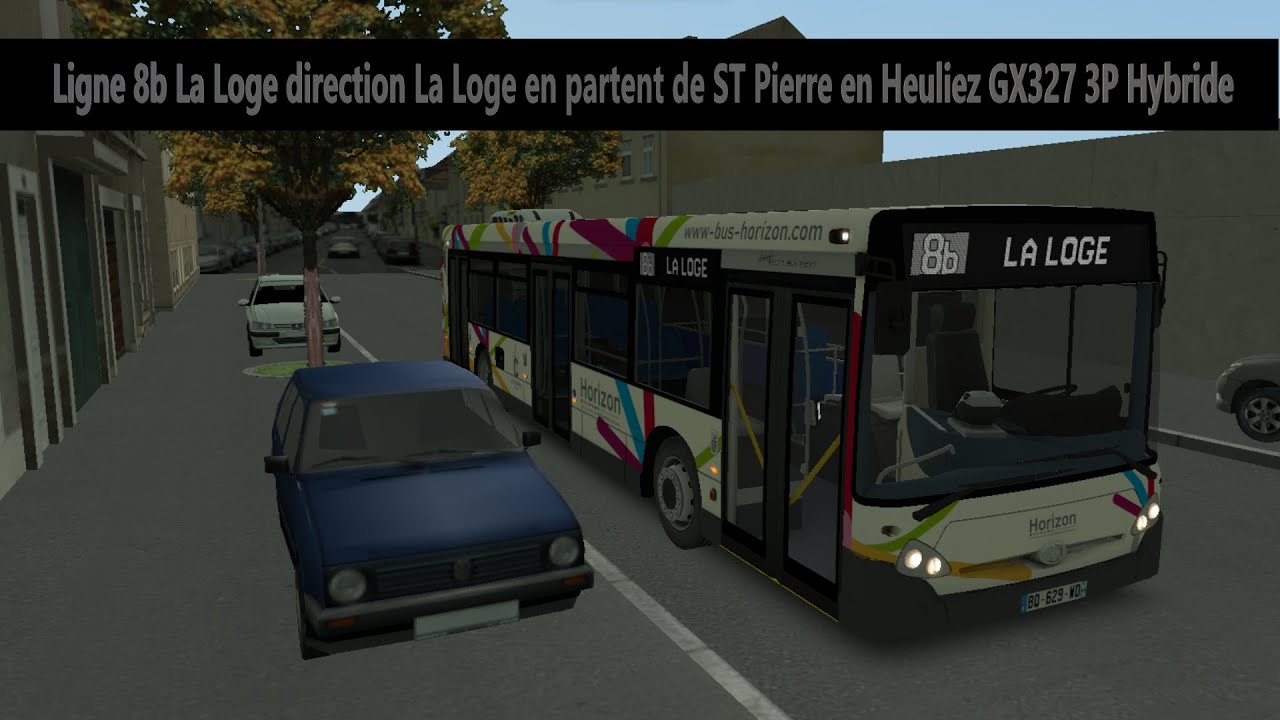 Omsi Ligne 8b en Heuliez GX327 3P Hybride