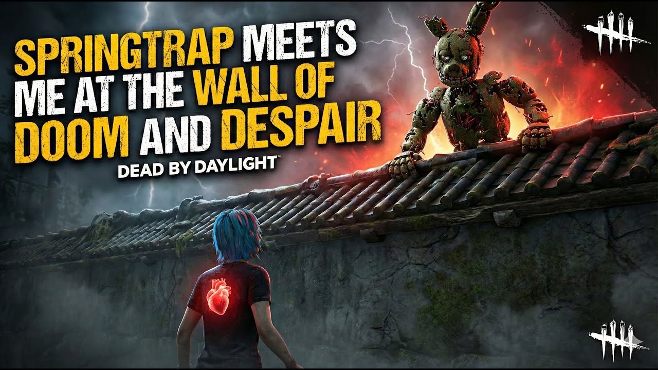 SPRINGTRAP MEETS ME AT THE HALF WALL OF DOOM!