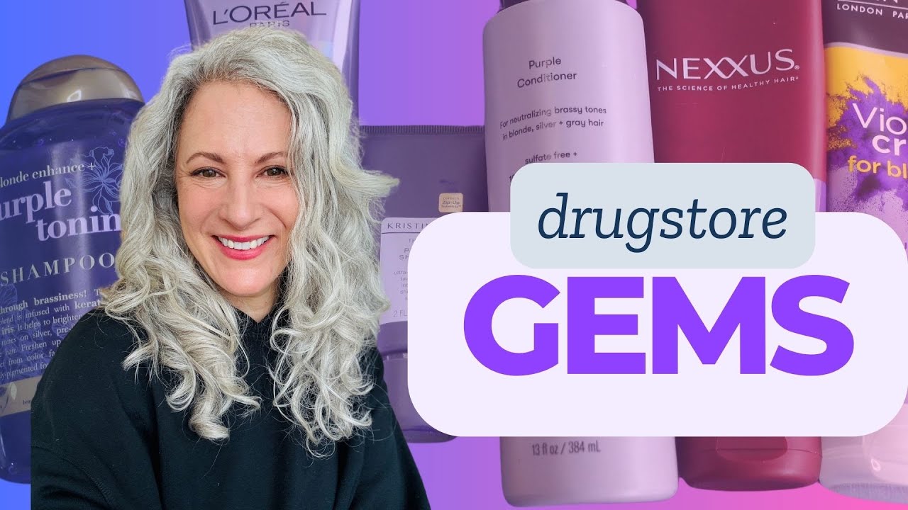 6 Affordable Purple Shampoos & Conditioners for Gray + Silver Hair