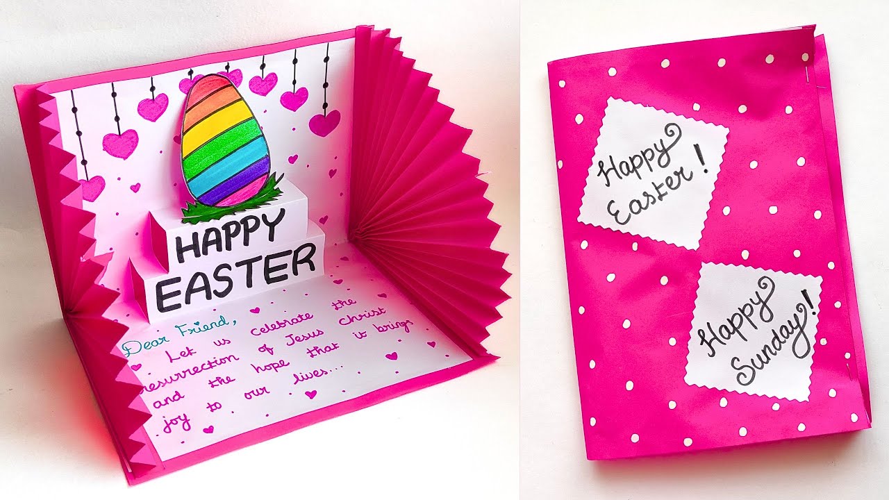 DIY Easter Greeting Card | Handmade Easter Card Making Ideas | How To Make Easter Card For Easter