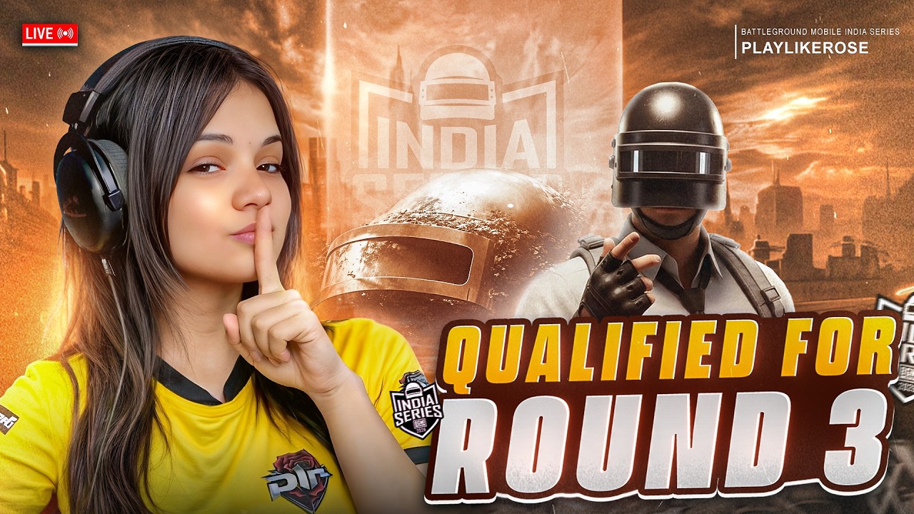 QUALIFIED FOR ROUND 3 BGIS | TELUGU GIRLGAMER | GRIND ON #bgmi #bgmilive #bgis #bgis2026 #live