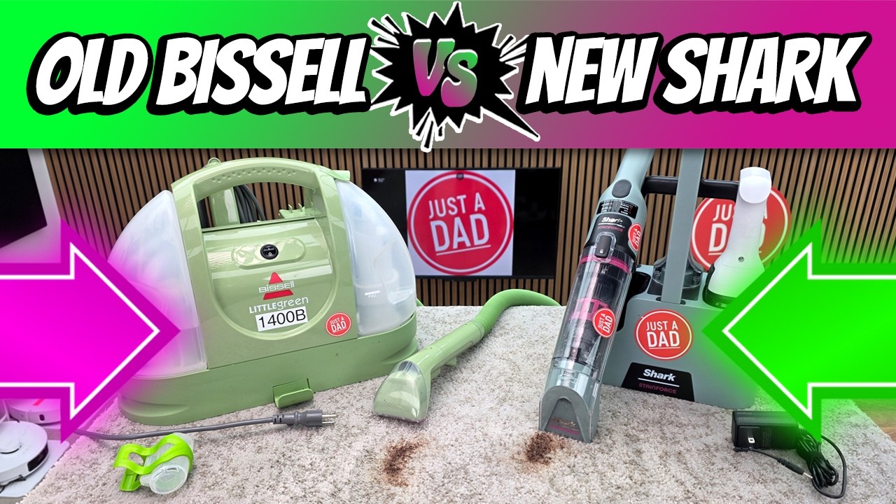 Bissell Little Green 1400B vs Shark StainForce | Portable Spot Cleaner Showdown & Real Stain Test