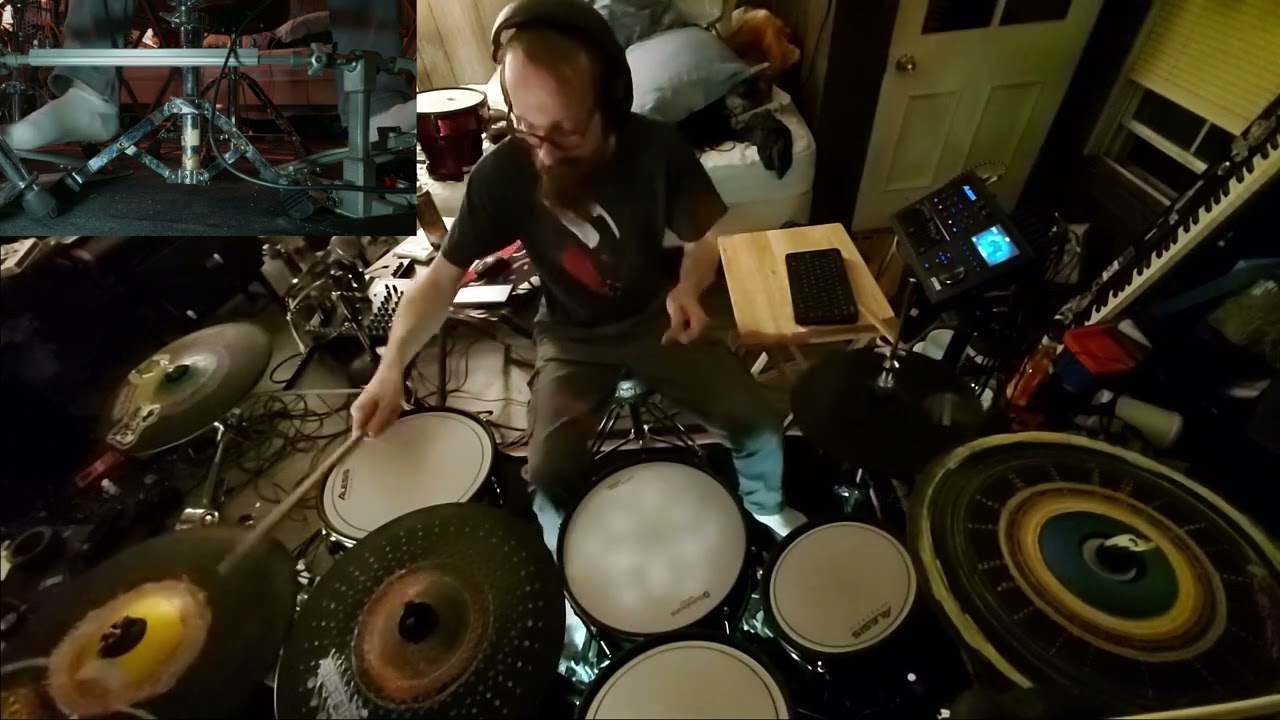 The Dear Hunter - Mustard Gas (drum cover feat. my 🦵feet🦵)