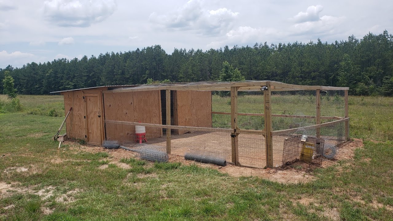 Beginning of the Ultimate Dirt Floor Chicken Coop