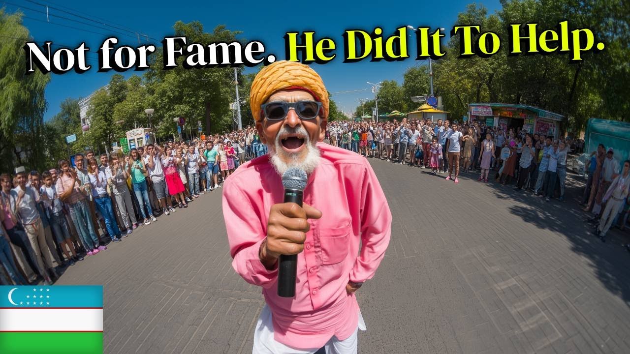 This Tourist Just Stole the Show in Uzbekistan 🎤