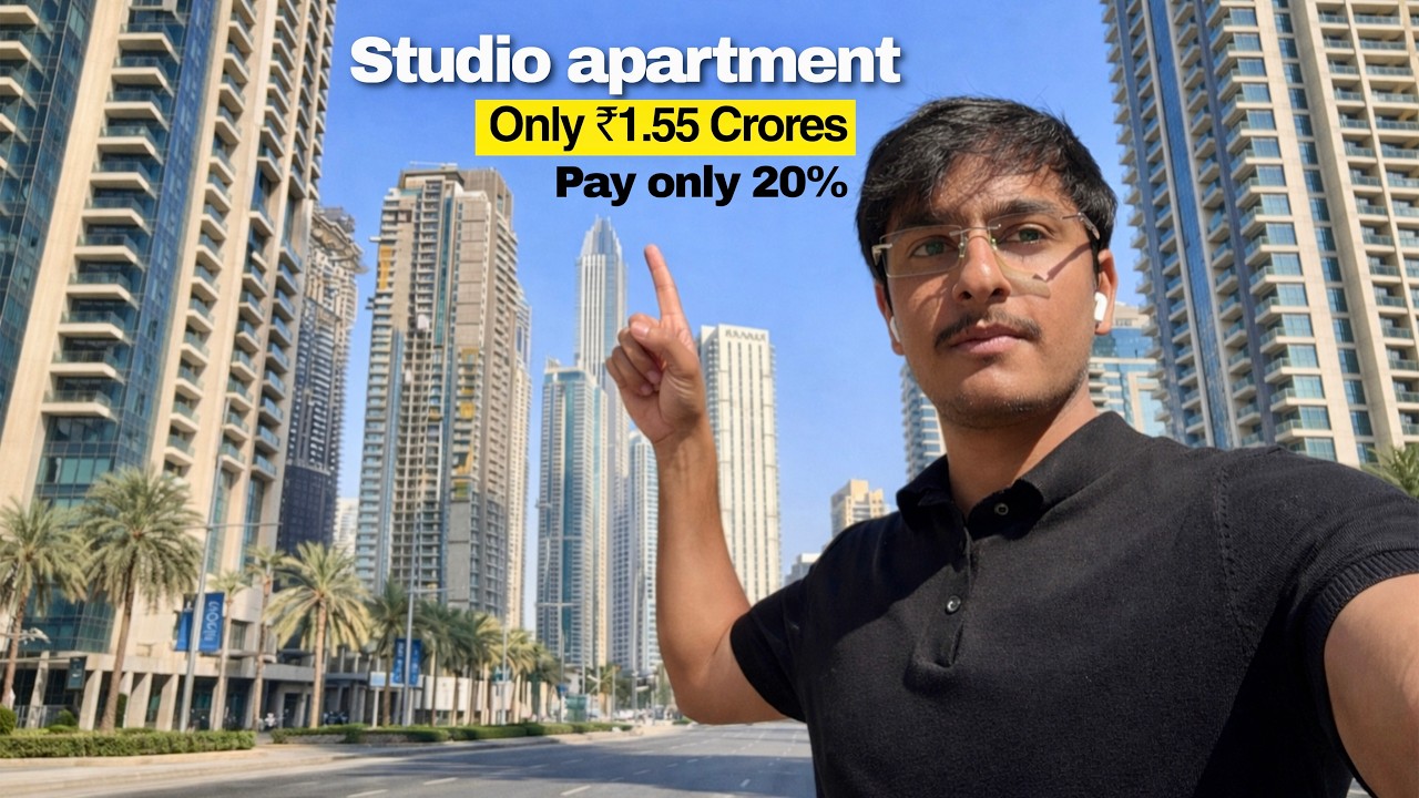 Studio Apartment in Dubai @1.6CR + Post Handover Payment Plan (Breakdown & ROI Explained)