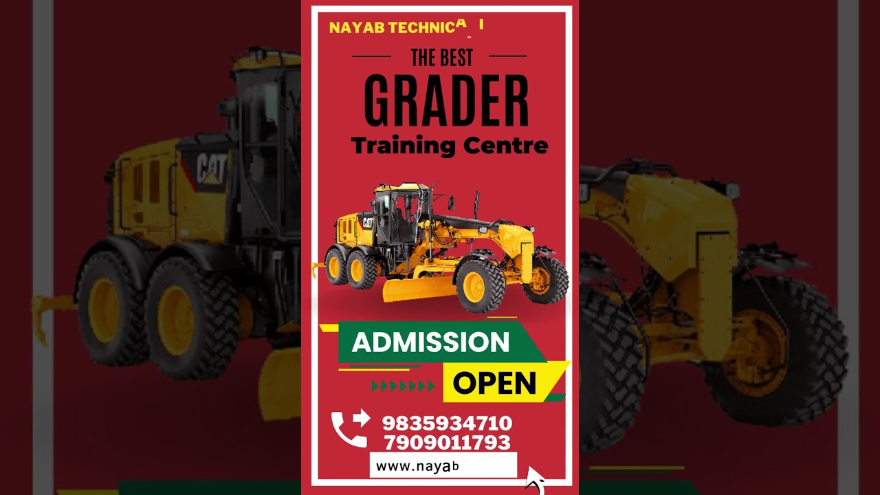 Best Grader Training Centre |100% placement T&C Applied | Nayab Technical Institute | #grader #crane