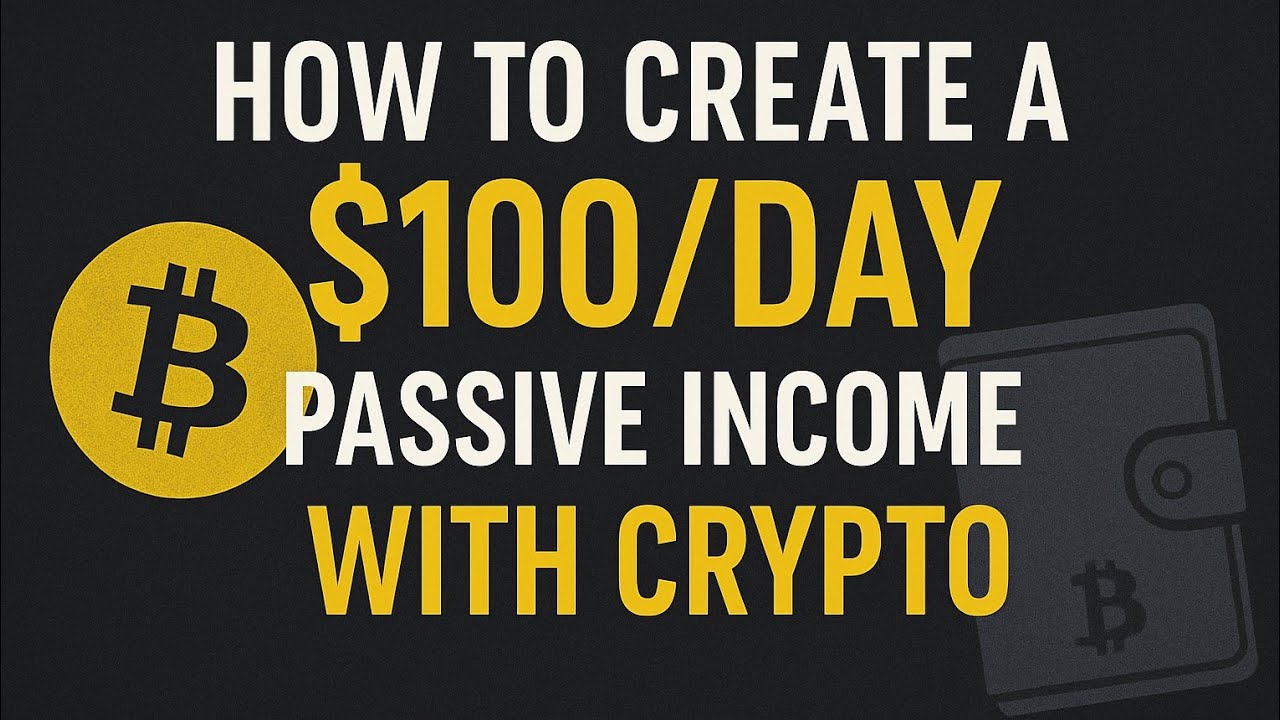 How to Create $100/Day Passive Income with Crypto 💸