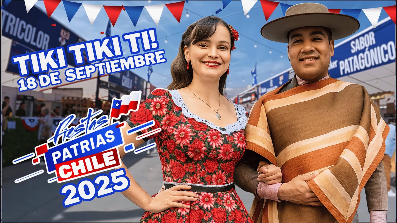 fiestas patrias en chile 🇨🇱 18 de septiembre 2025 🎊Cueca chilena Vuelven las fondas chilenas 🇨🇱