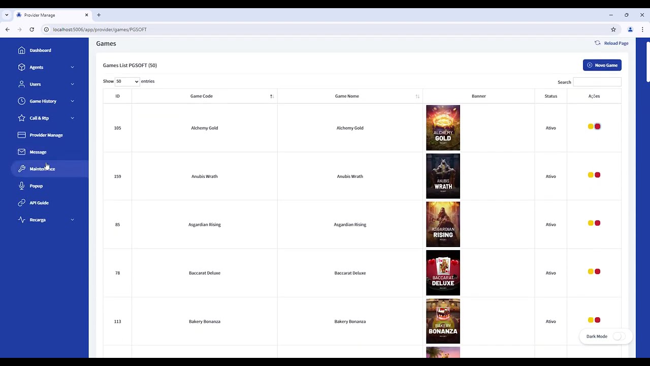 Nexusggr Script PHP JS API Provider Games Slot  Casino PP PG Pocket Games Soft fiver scan