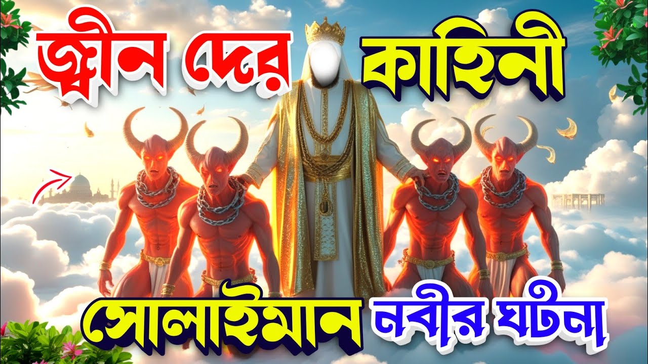 জ্বিনদের বোকা বানালেন সোলায়মান (আঃ)! পিঁপড়ার মুখে সত্য ফাঁস! ইসলামিক গল্প | #ইসলামিককাহিনী  #জ্বিন