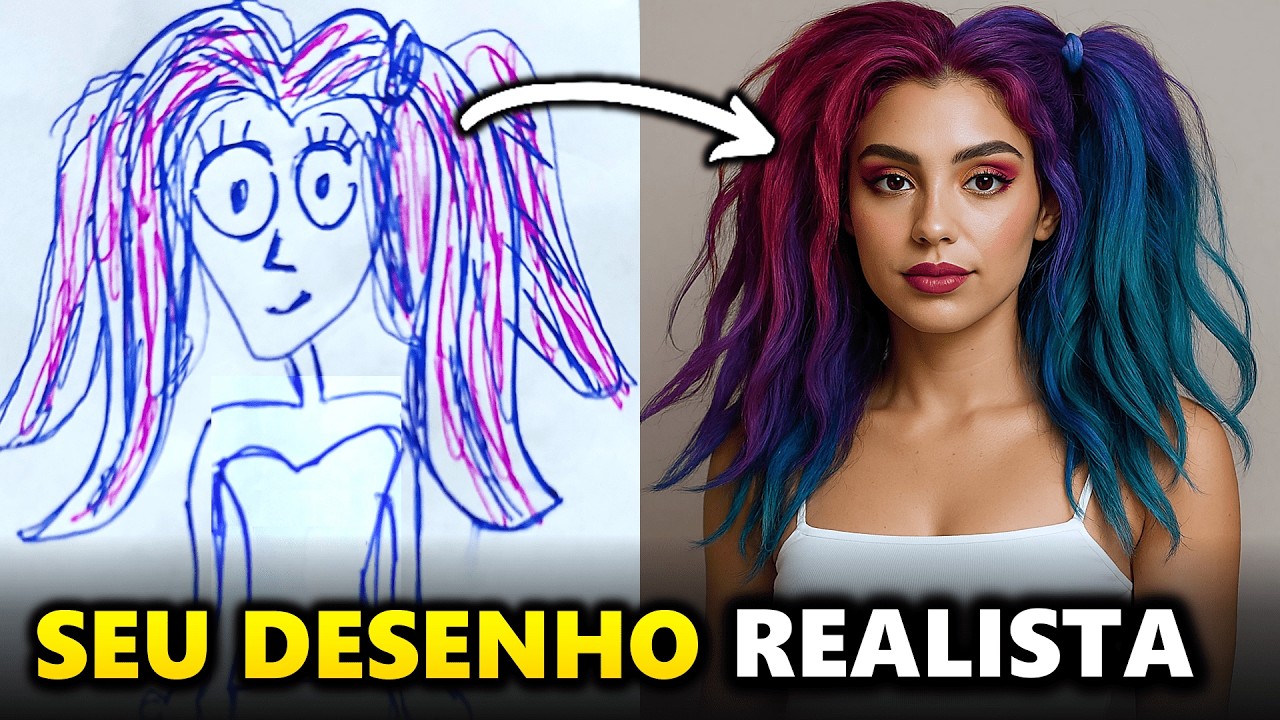Como Transformar um DESENHO em IMAGEM REALISTA com IA [Chatgpt]