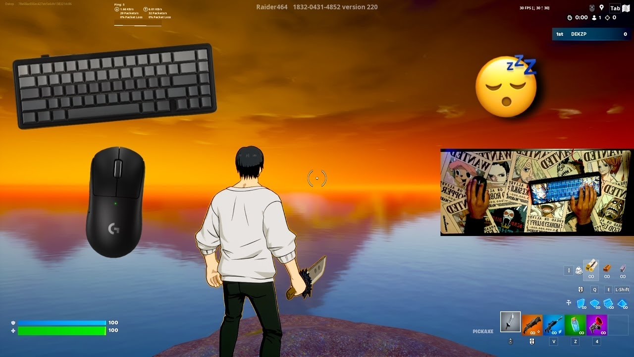 AULA F65 Keyboard ASMR 😴 Fortnite Reload (RANKED!)