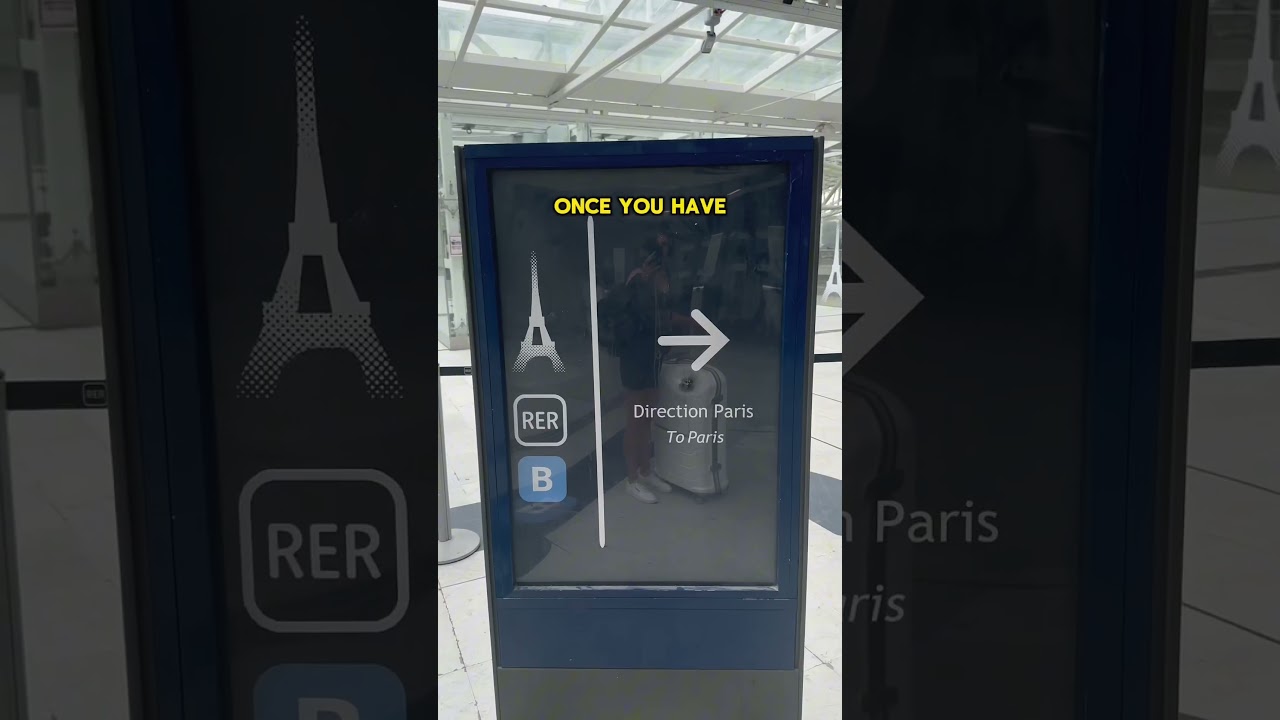 Как добраться из аэропорта Шарля де Голля в Париж #parisairport #parisfrance #paristravelguide