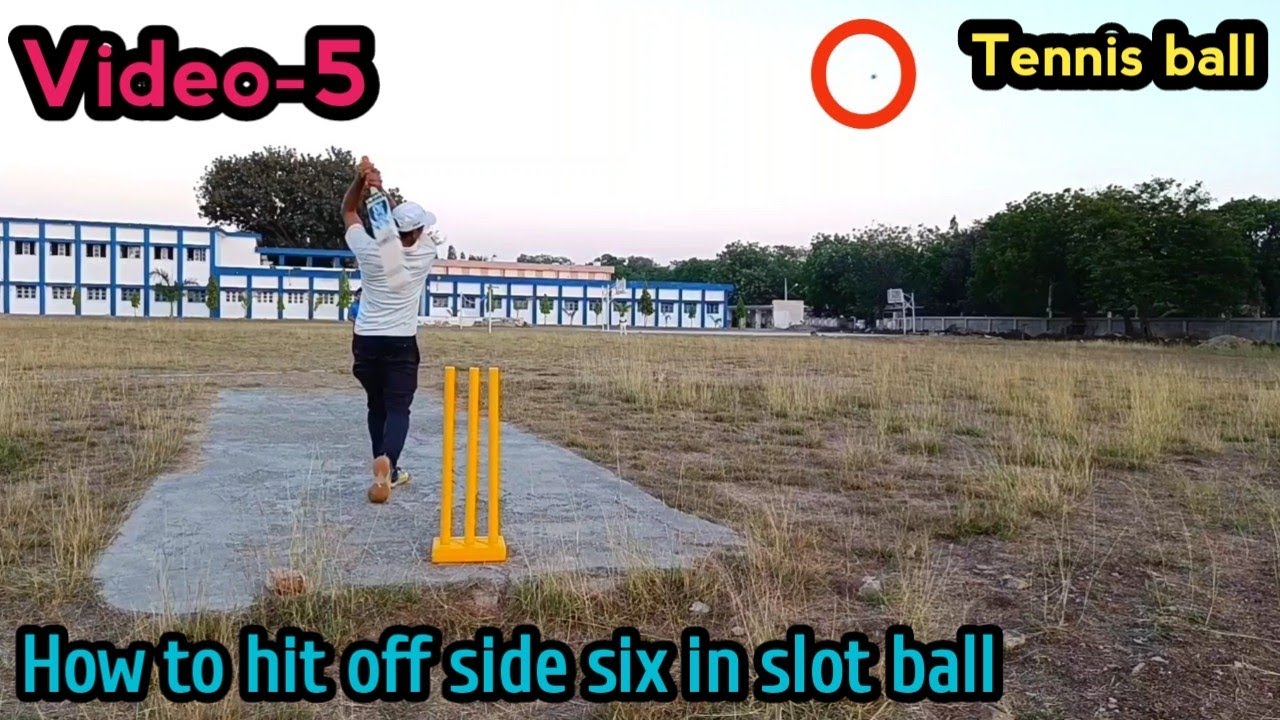 Off side slot ball me six kese mare | टेनिस बॉल में ऑफ साइड लंबे छक्के कैसे मारें | six hitting tips