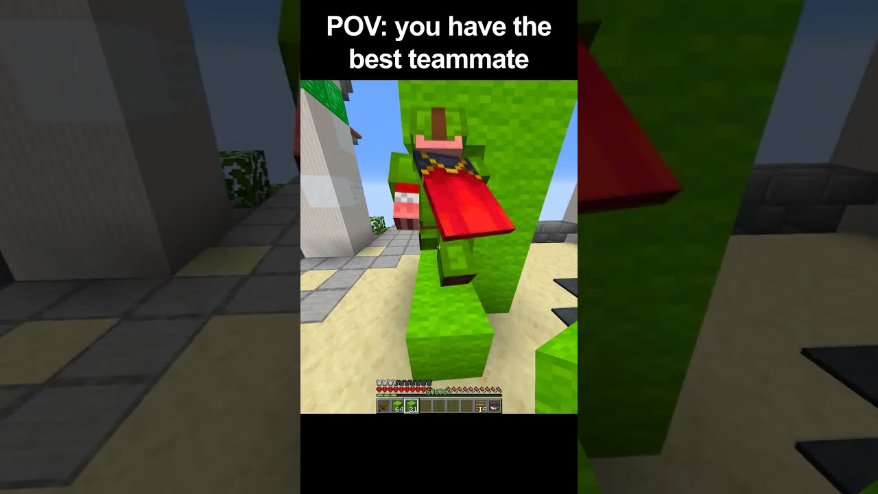 Bedwars teammate #minecraft