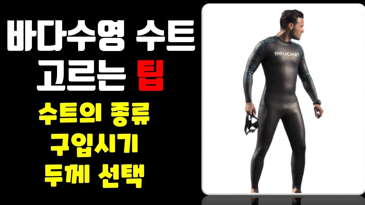 [바다수영] 바다수영 입문자를 위한 수트 고르는 법