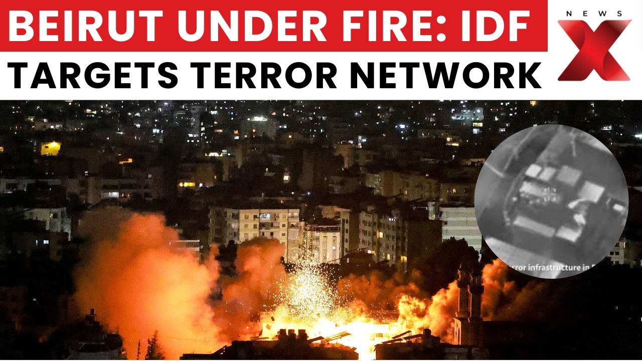 IDF Strikes Hezbollah in Beirut Overnight – Precision Attacks Shock Region! | NewsX