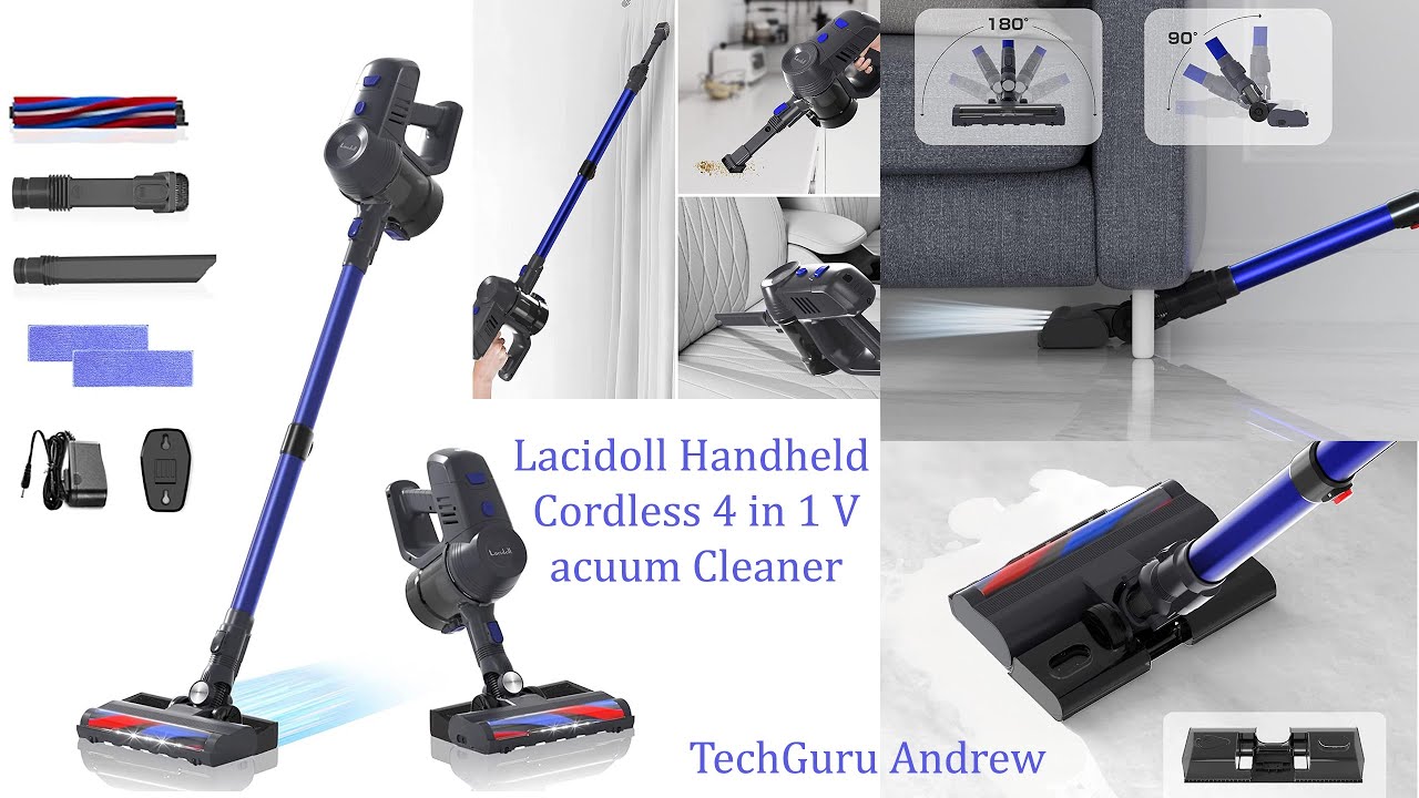 Lacidoll Handheld Cordless 4 in 1 Wet Dry Vacuum Cleaner REVIEW