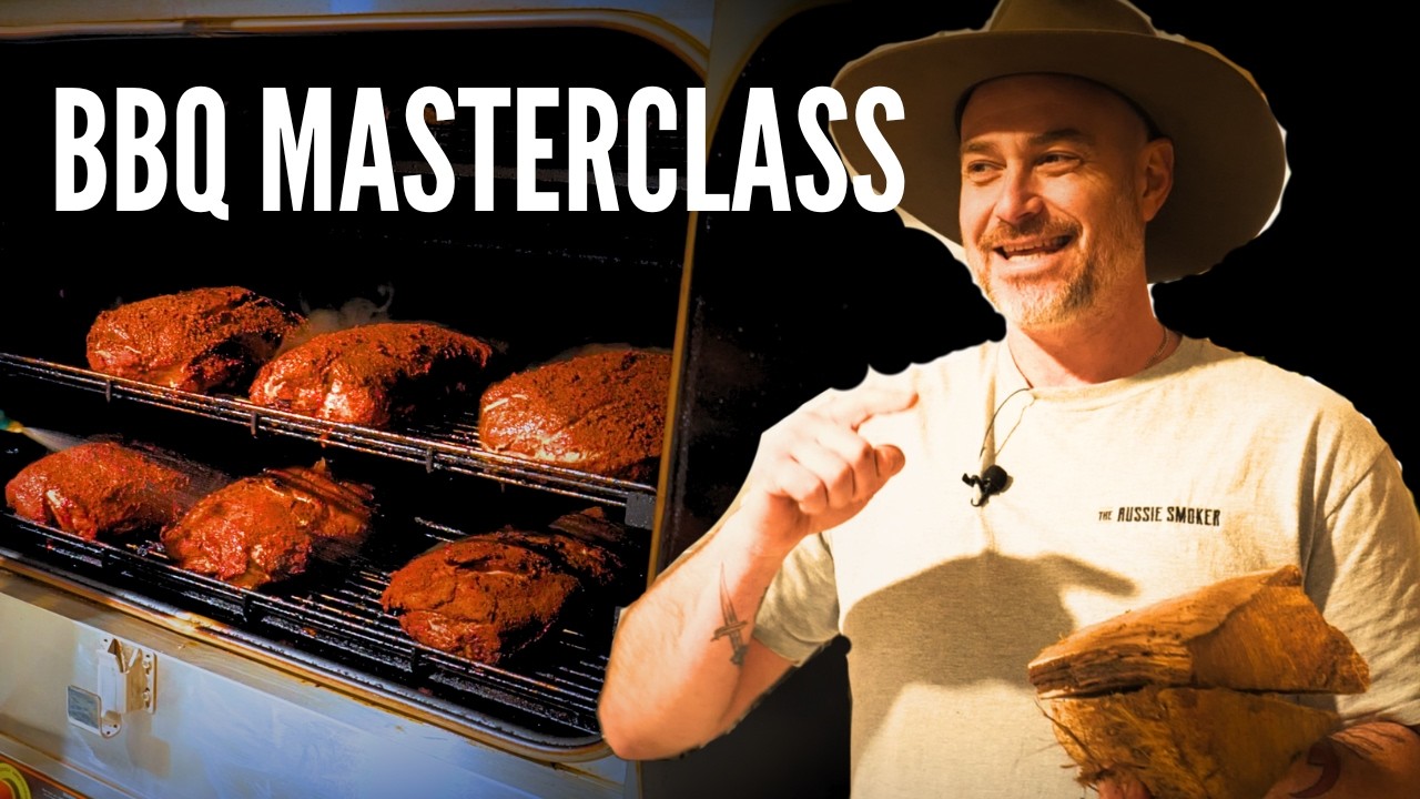 A BBQ Masterclass,  smoked pork belly for beginners