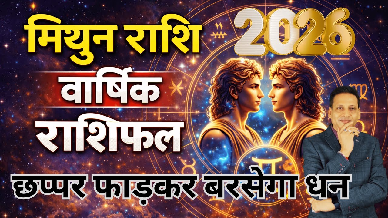 मिथुन राशि 2026 की 5 बड़ी भविष्यवाणियां || Mithun Rashi 2026 Prediction || Gemini Sign 2026 ||