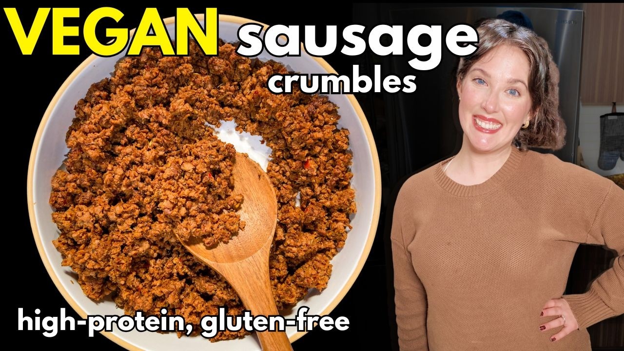 This TVP recipe makes the BEST vegan sausage!