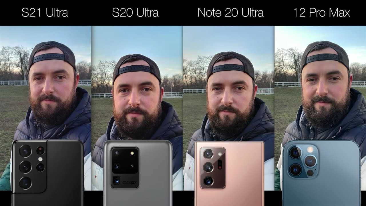 Большое сравнение: Samsung Galaxy S21 Ultra, S20Ultra, Note20 Ultra, iPhone 12 Pro Max