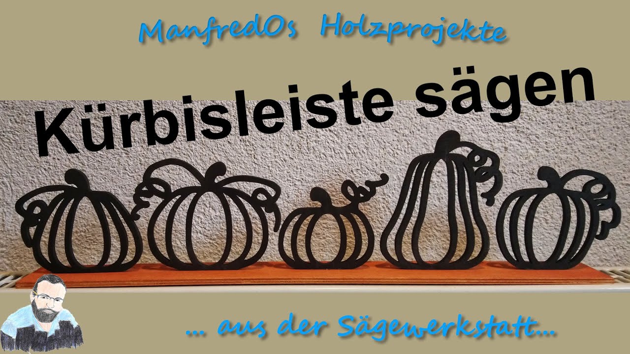 Kürbisleiste sägen mit vielen Tipps und Tricks für Einsteiger - Vorlage von Feinschnitt kreativ -