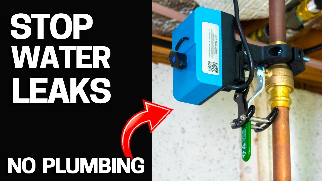 STOP Leaks BEFORE they flood your house - NO Plumber required