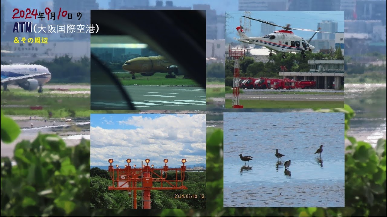 2024年9月10日のITM(大阪国際空港)＆その周辺