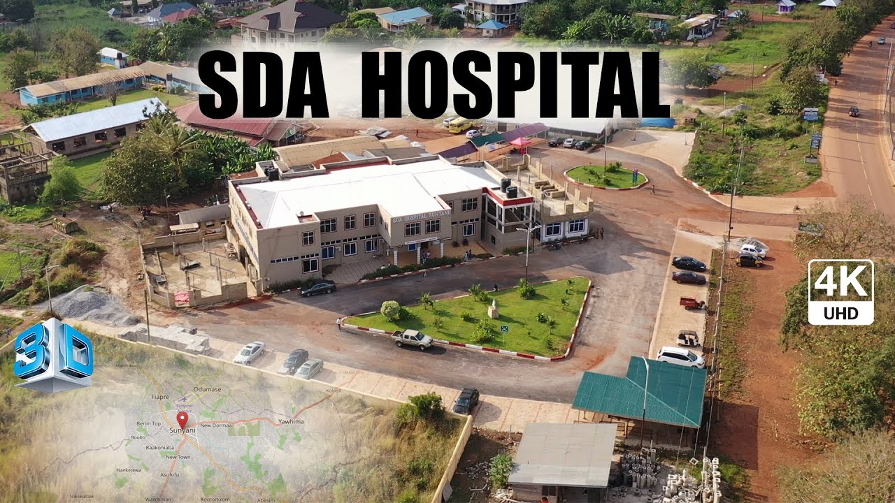 Mapping SDA Hospital 3D Photogrammetry Sunyani Ghana 4K