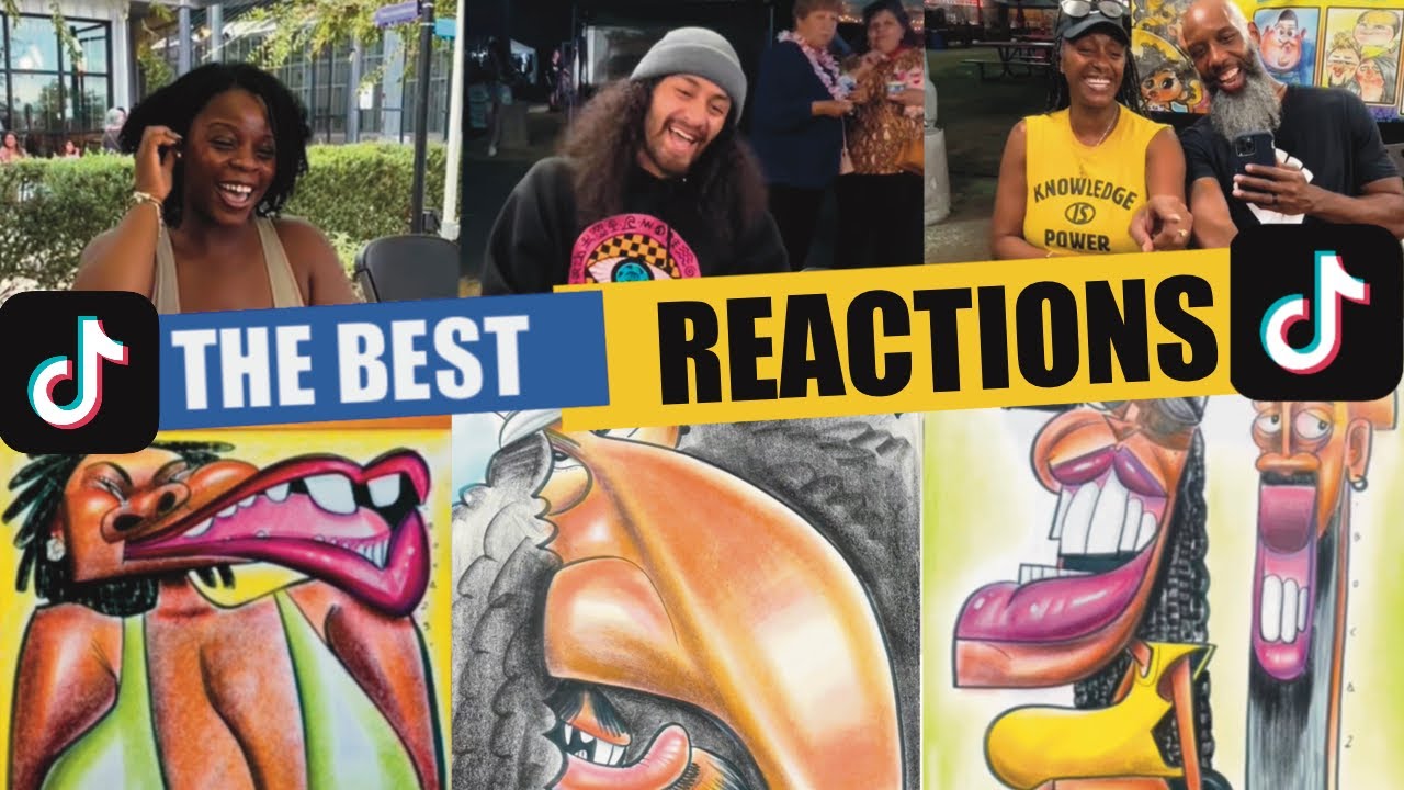 Drawing Funny Caricatures of People ▶️ 2l Best Reactions