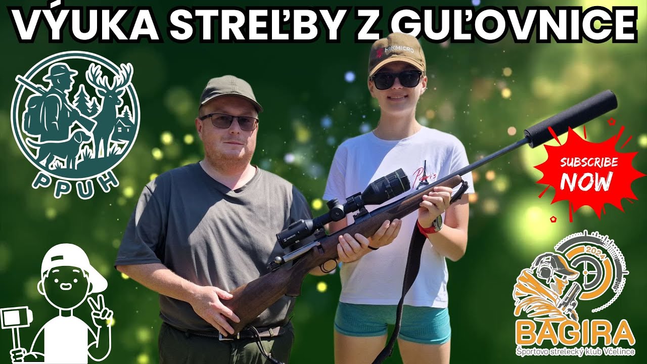 VÝUKA STREĽBY Z GUĽOVNICE NA 100 METROV NA STRELNICI