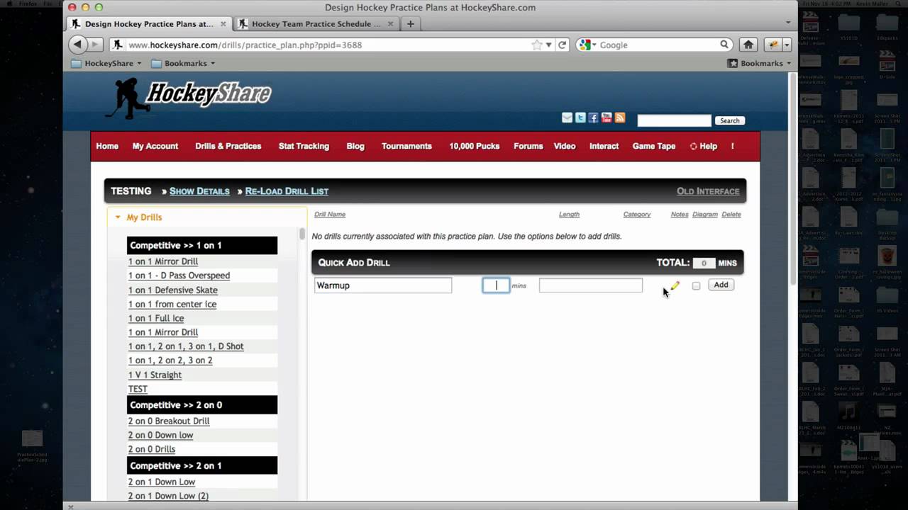 HockeyShare Practice Planner & Team Calendar