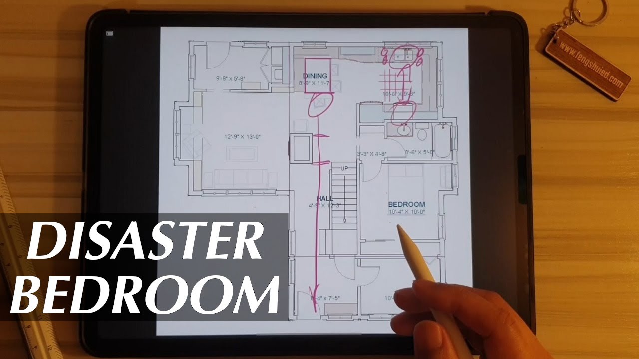 Feng Shui Of 2-Storey Bungalow House with bedroom problems and heart piercer