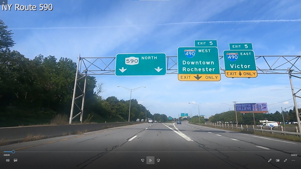 NY Route 590 and Sea Breeze Drive