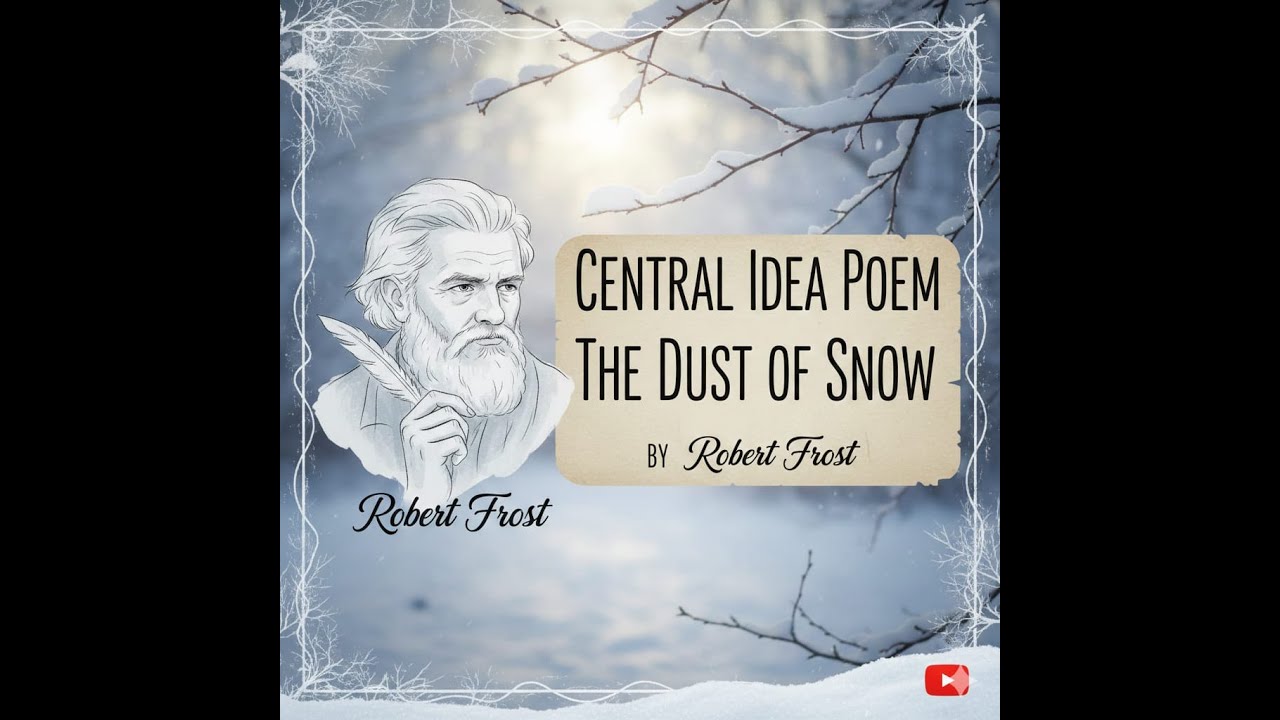 Dust of Snow Class 10 | By Robert Frost | Class 10 English poem 1Dust of Snow | Central idea  Poem