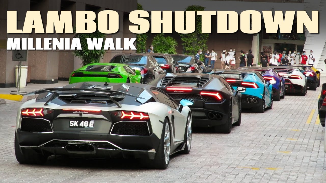 Lamborghini Club SHUTS DOWN Millenia Walk: INSANE Full Sends!