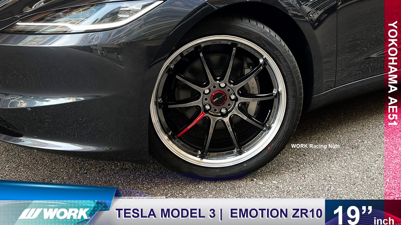 TESLA MODEL 3 HIGHLAND  x WORK EMOTION ZR10 @WORKWheelsJapan