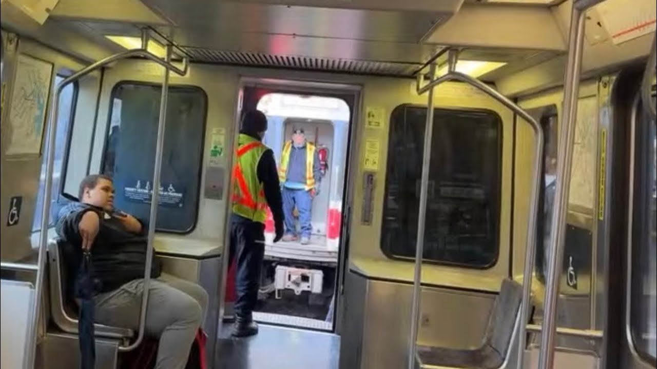 ПОЕЗД ВЫХОДИТ ИЗ СТРОЯ И ЗАСТРЯВАЕТ (MBTA Red Line Rain) #01823