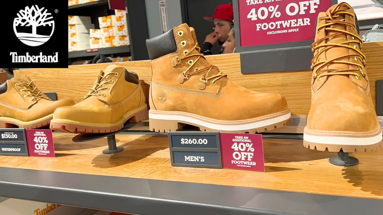 TIMBERLAND OUTLET~mens timberland boots 50% OFF | SHOP WITH ME