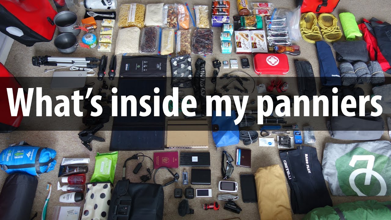 Packing touring panniers