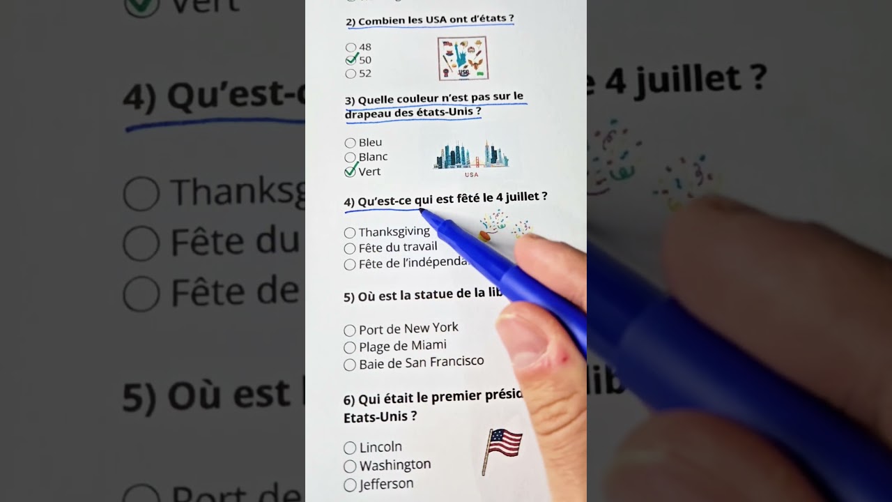 Impossible que tu aies 6/6 !Quiz &Eacute;tats-Unis #quiz #culturegenerale #cultureg #etatsunis🇺🇸