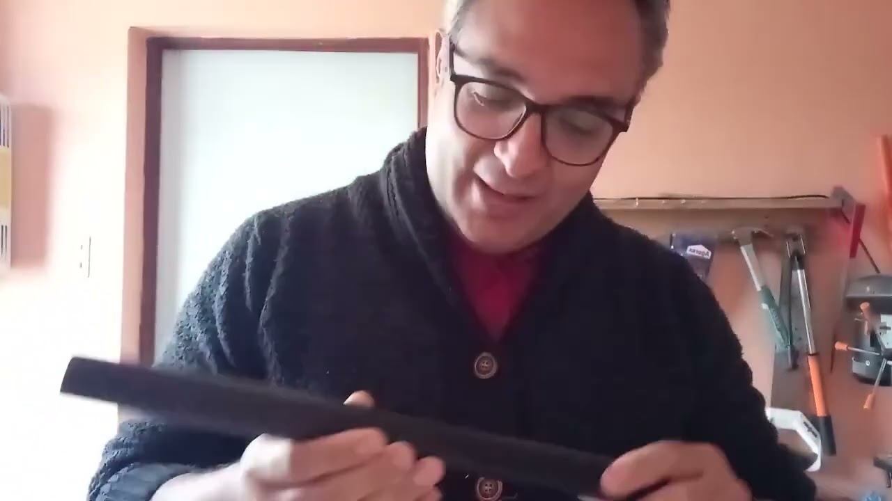 Hice esta quena de ébano para Carlos Cabezas de Los Jaivas