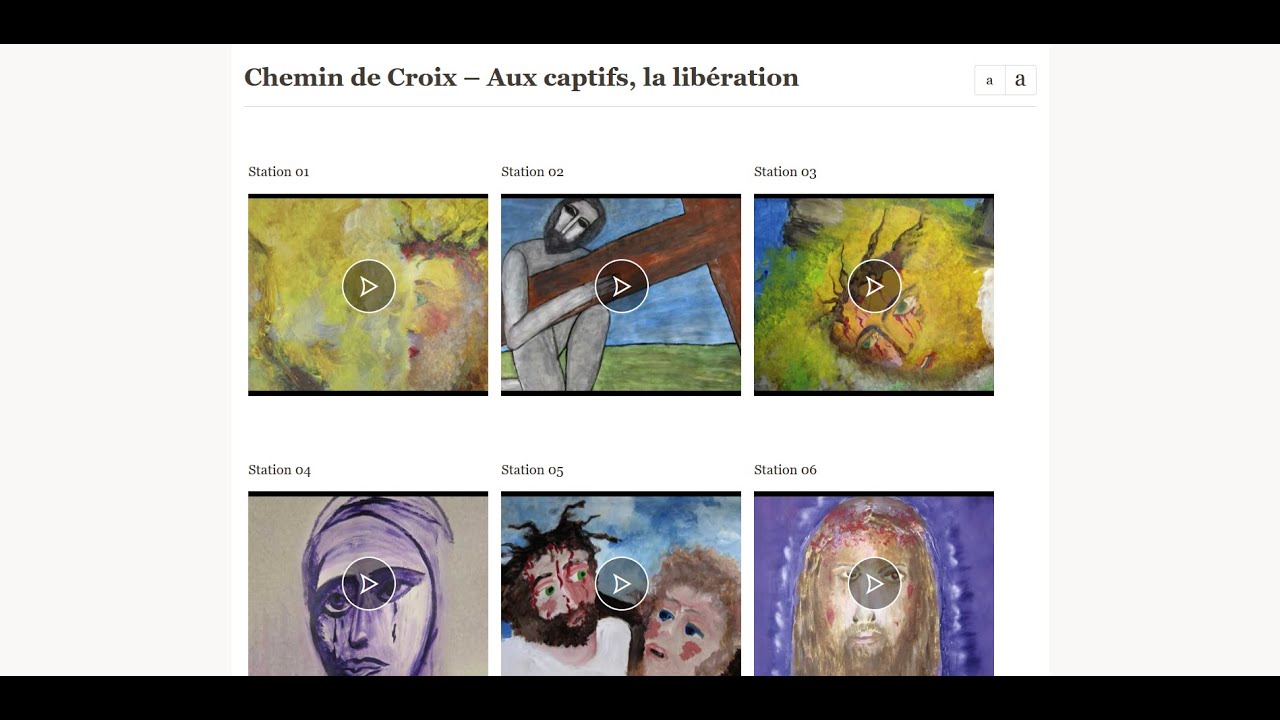 Chemin de Croix - Aux captifs, la libération