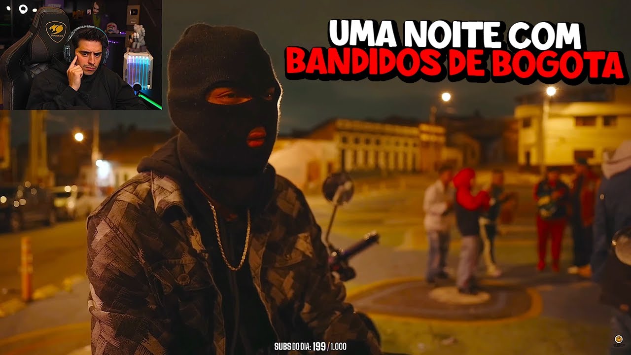 CORINGA reagindo UMA NOITE COM BANDIDOS DE BOGOTÁ!