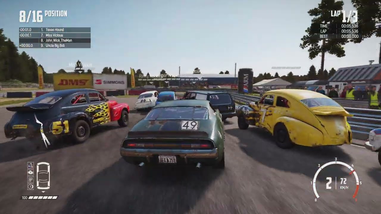 Speedbird GT Career Wreckfest PS4 Version on PS5 4K