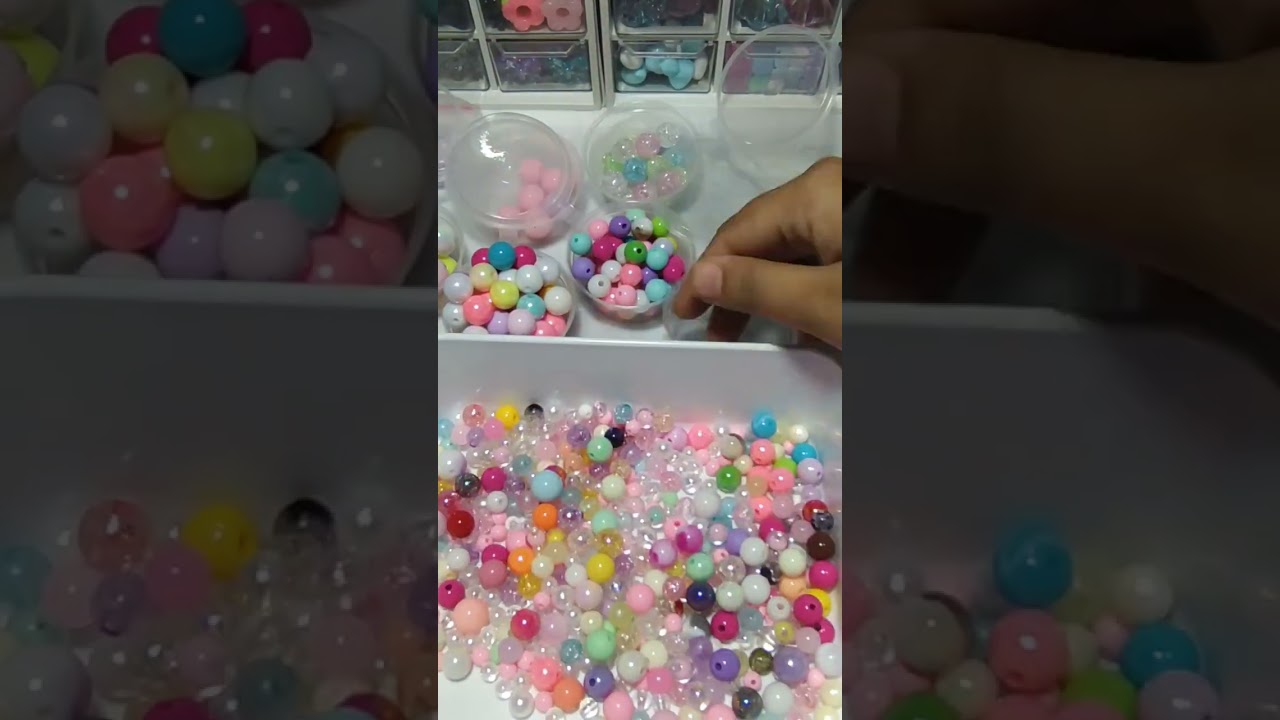 |Sorting Beads Part 9|#beads #manikmanik #sortingbeads #diybeads #shorts #shortvideo